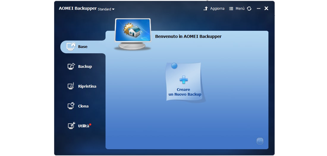 Recensione AOMEI Backupper Standard
