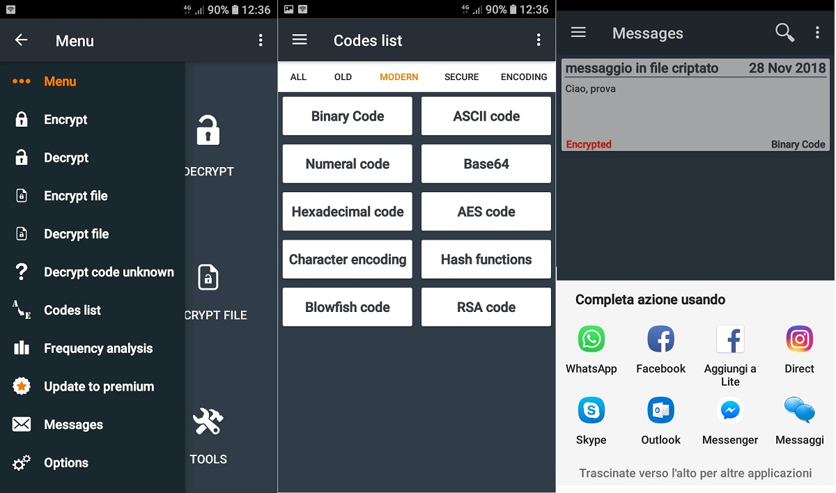 Come inviare file criptati su WhatsApp con Android