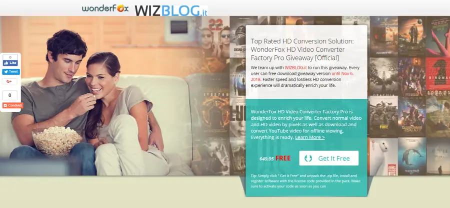 Recensione WonderFox HD Video Converter Factory Pro