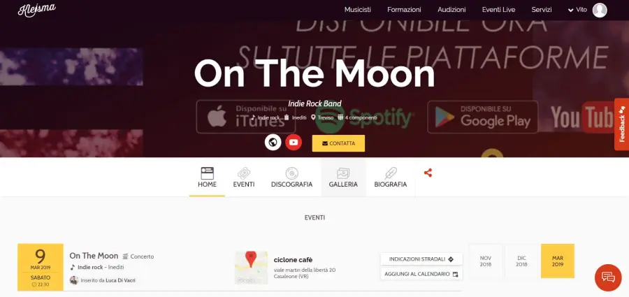 Miglior social network per musicisti