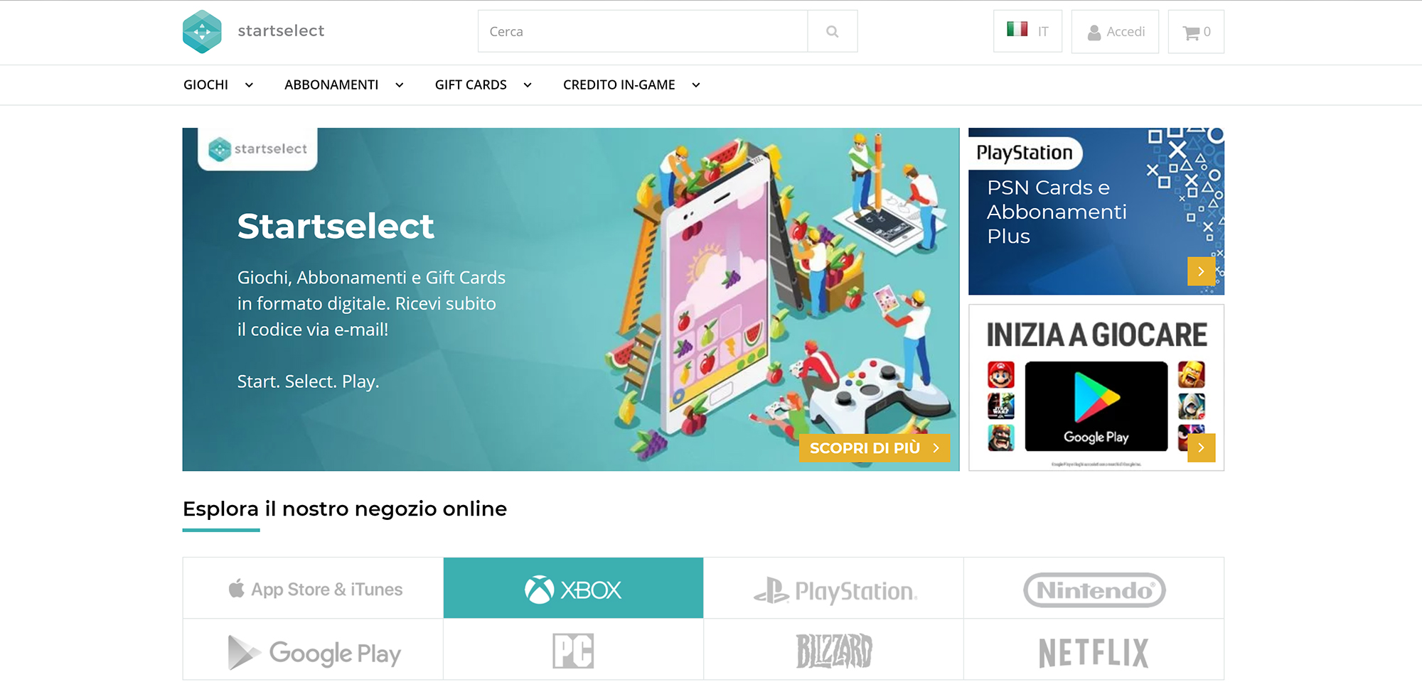 Startselect: abbonamenti xbox live, crediti FUT e molto altro!