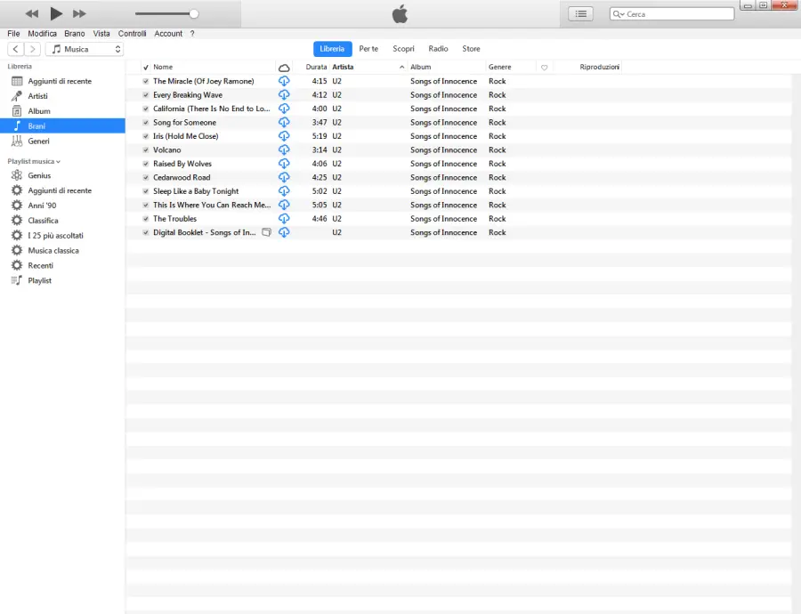 Come gestire file su iTunes e riorganizzarli