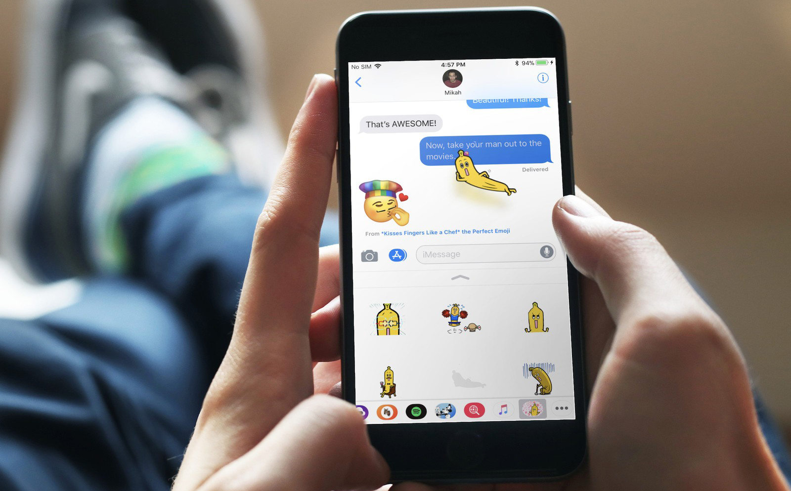 Come condividere la schermata di iMessage