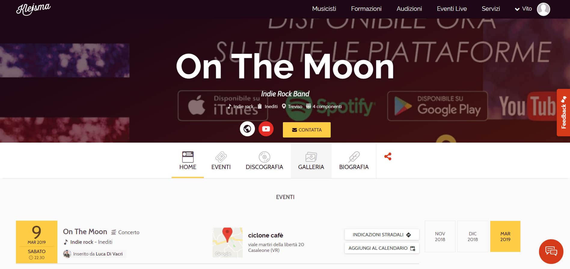 Miglior social network per musicisti