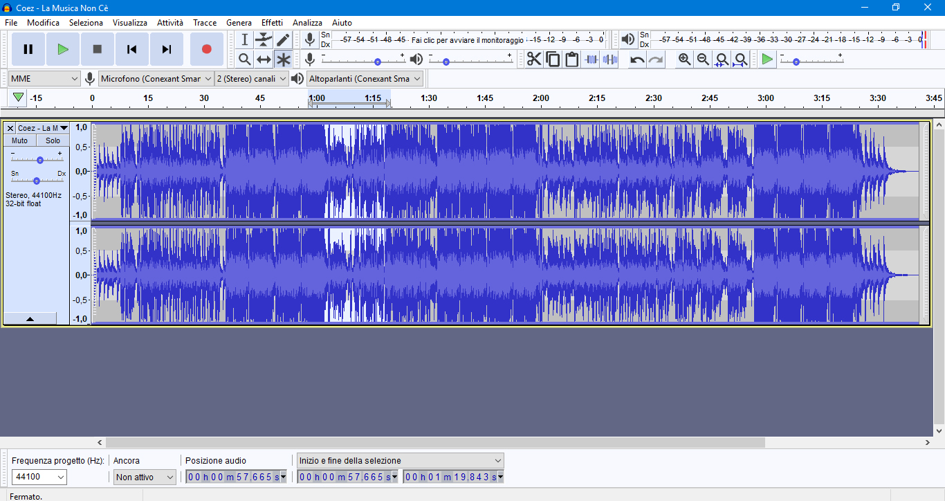 Come tagliare una traccia audio