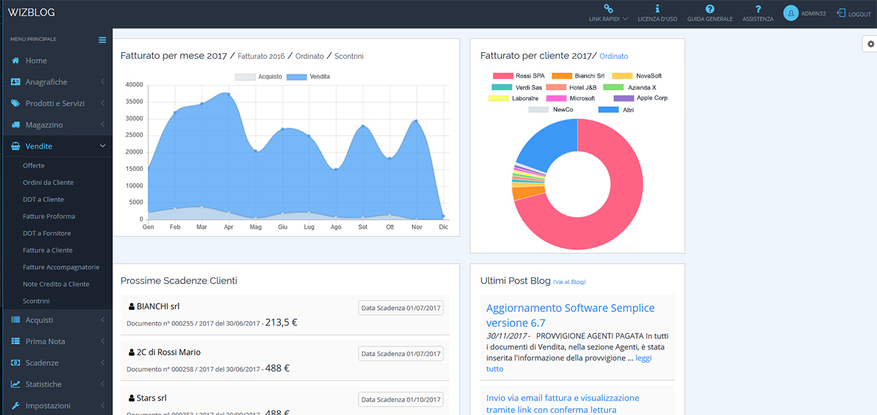 Software Semplice, gestionale per la fatturazione online completo ed intuitivo