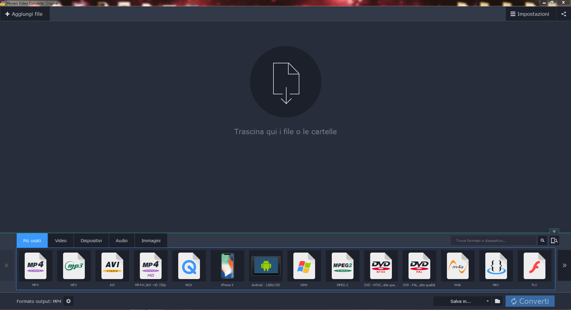 Movavi Video Converter: convertitore rapido e intuitivo