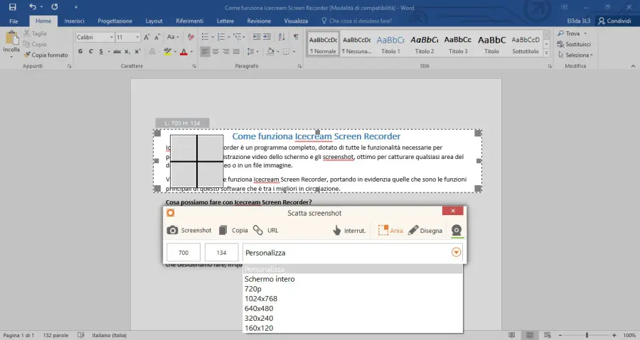 Come funziona Icecream Screen Recorder