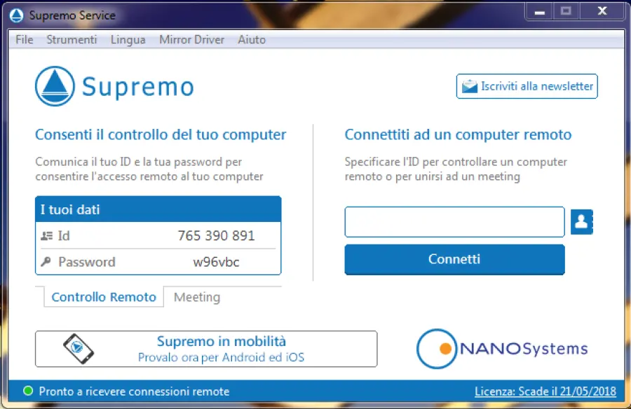 Recensione Supremo, Desktop remoto facile e potente