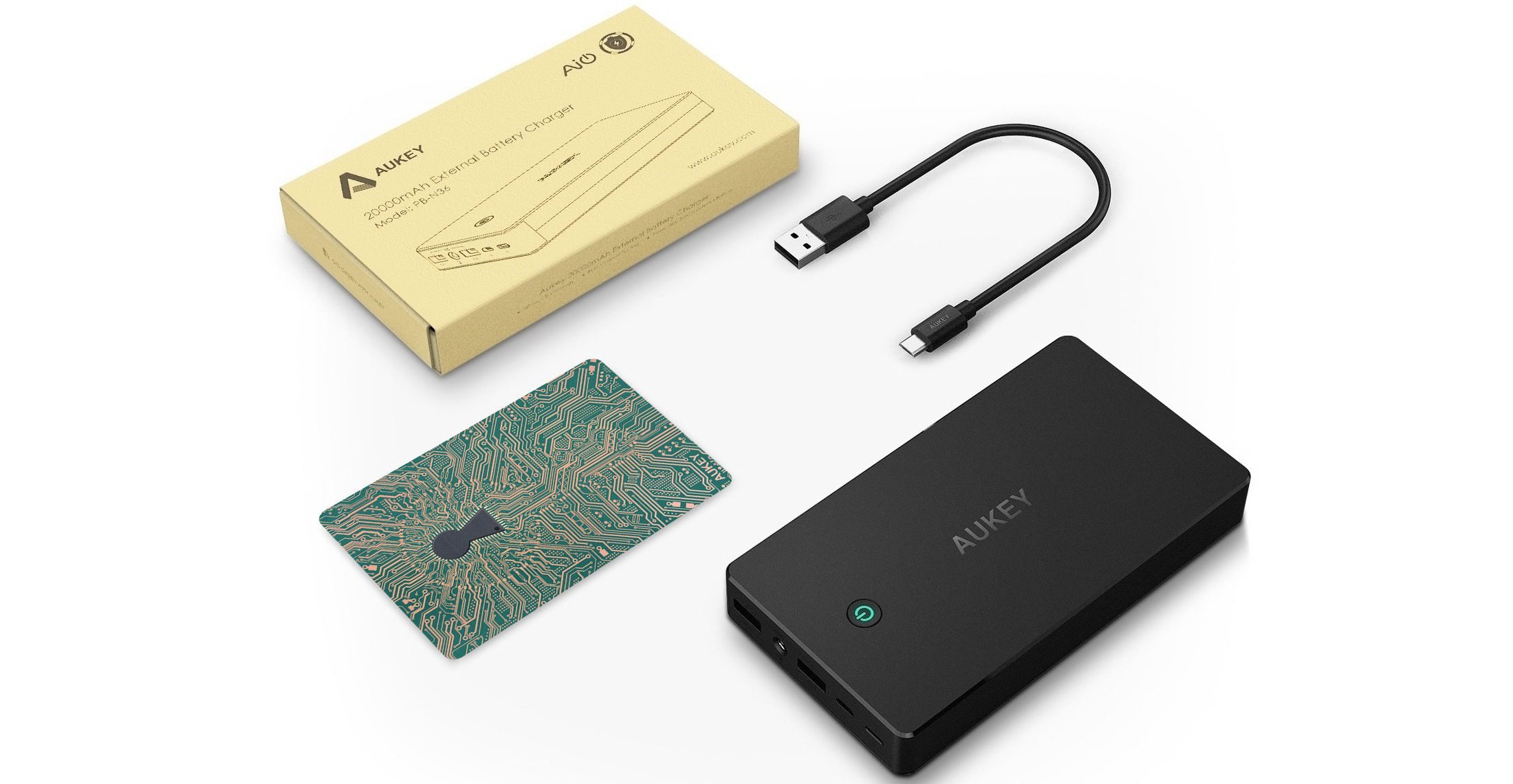 Recensione Aukey PB-N36 Power Bank da 20000mAh