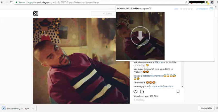Come scaricare video da Instagram