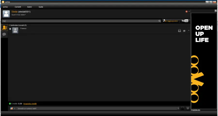 Come gestire la lista di amici su ooVoo per PC