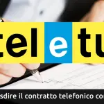Come disdire il contratto telefonico con TeleTu