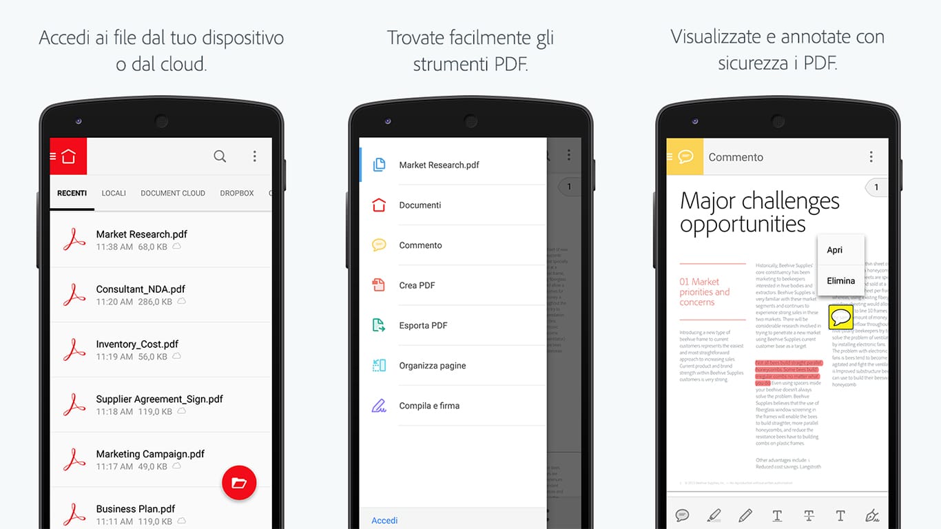 Le migliori app per leggere un file PDF su Android