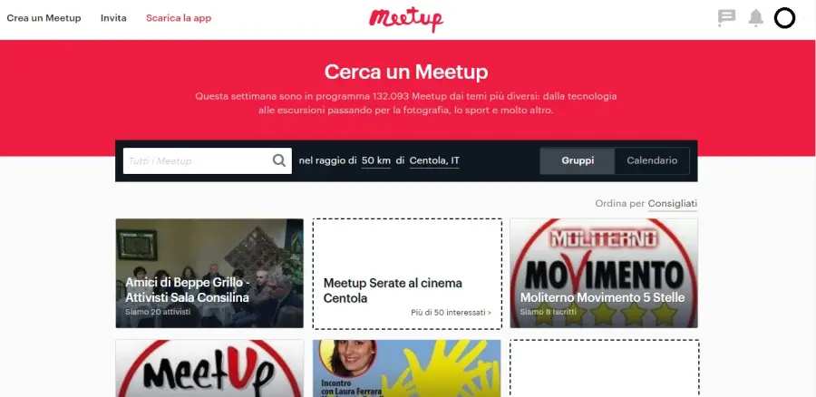Cos'è Meetup e come funziona