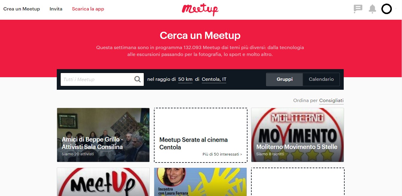 Cos'è Meetup e come funziona