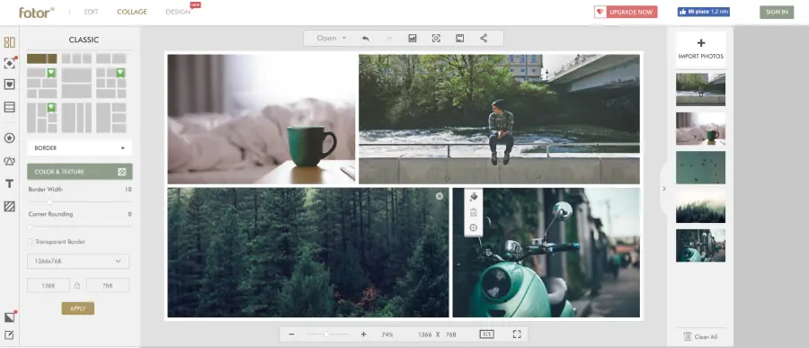 Migliori siti per fare collage di foto
