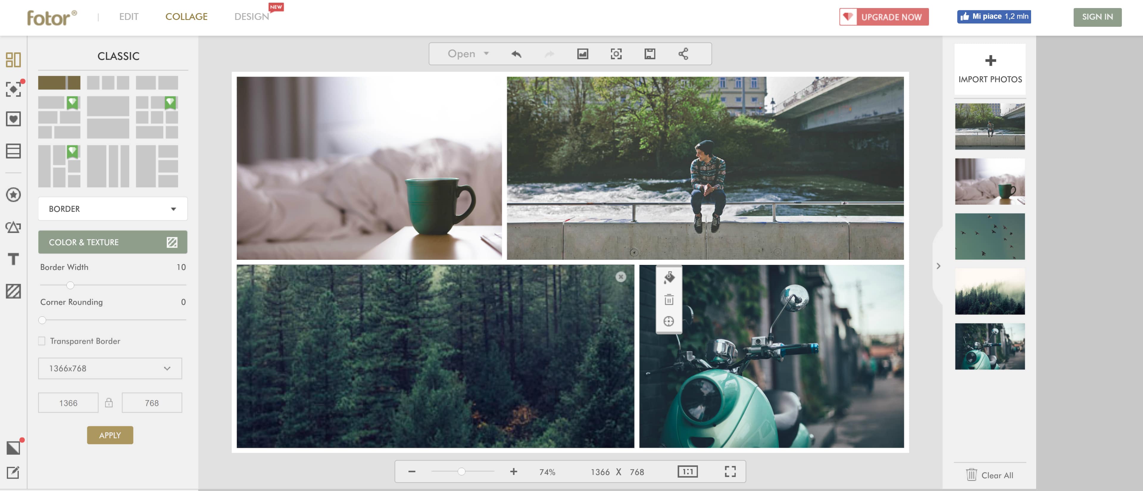 Migliori siti per fare collage di foto