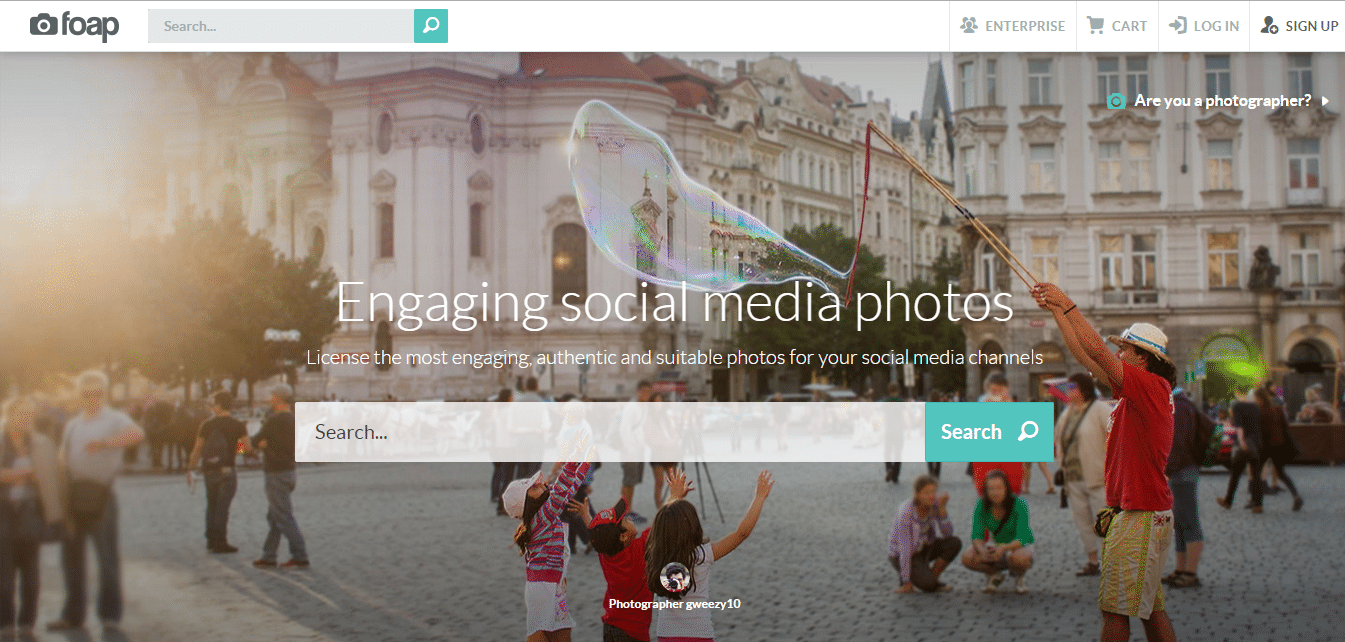 Come vendere le proprie foto con l'app Foap