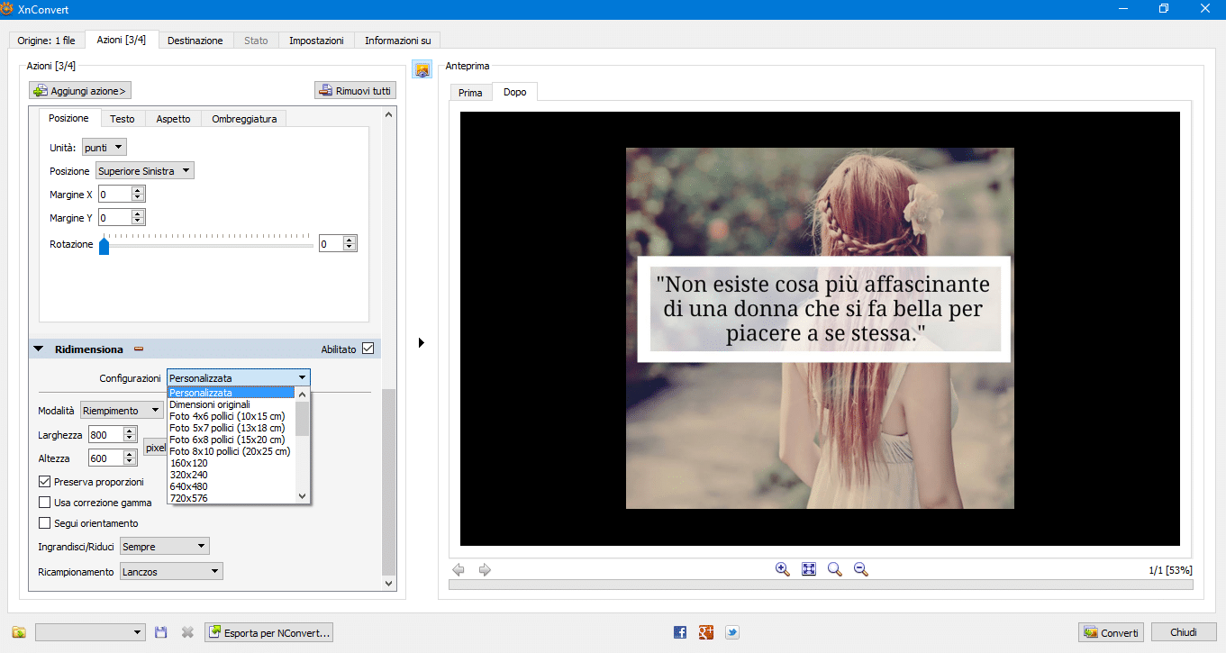 Programmi per ridurre dimensioni foto