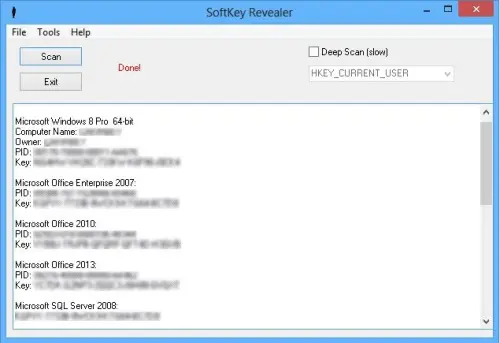 Come recuperare i codici seriali dei programmi installati