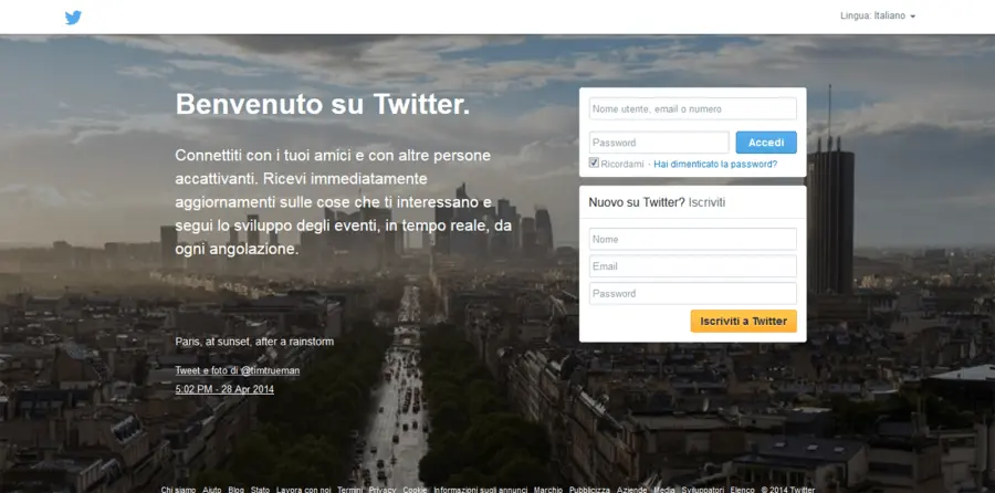 Come cancellare l'account da Twitter