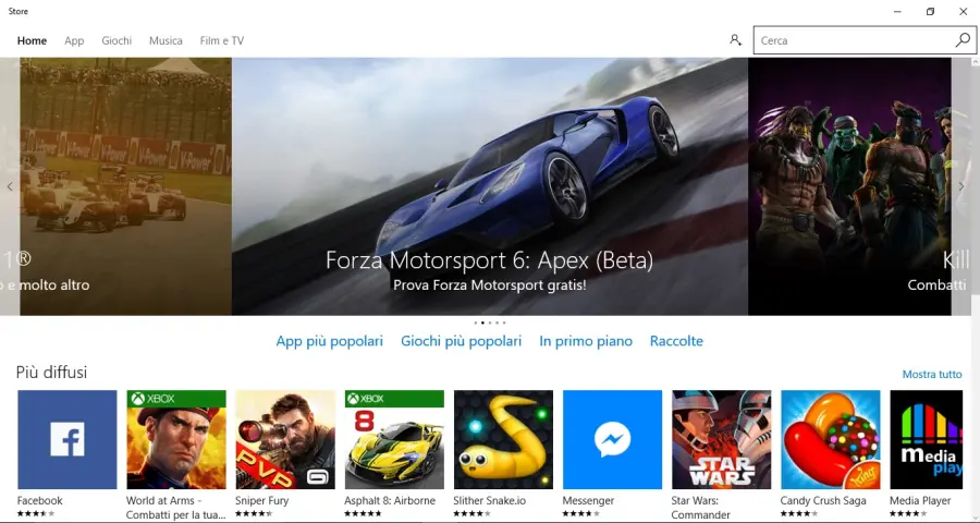 Eliminare la cache del Windows Store in Windows 10