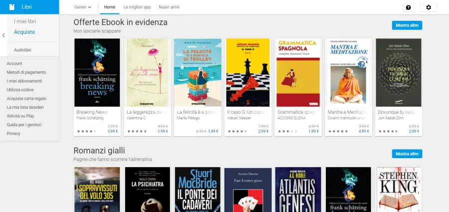 Le migliori app per leggere libri