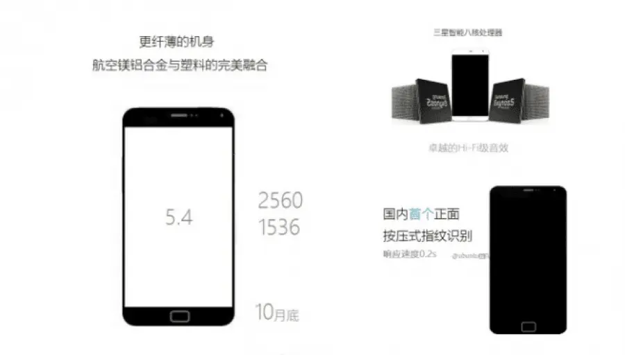 Meizu MX4 Pro: un'immagine potrebbe rilevare specifiche tecniche e prezzo