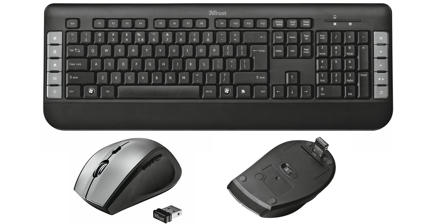 Recensione Trust Tecla, tastiera e mouse wireless