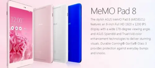 Asus Memopad 8: eccolo in un video promo
