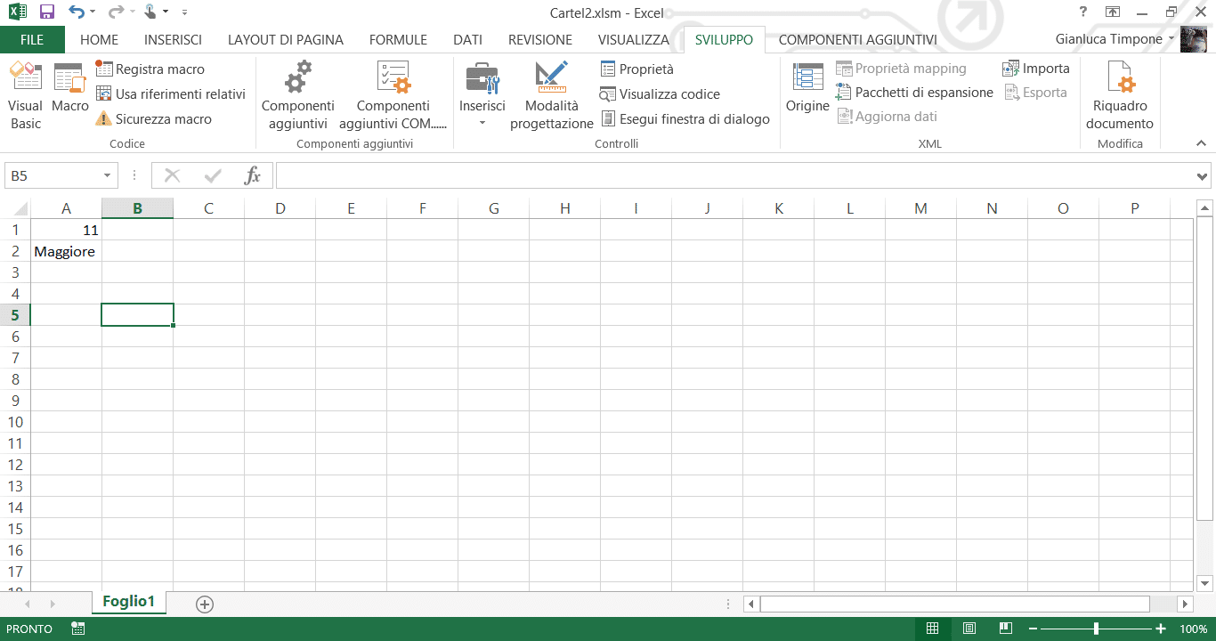 VBA: L'uso della condizione IF, degli operatori logici e del GoTo