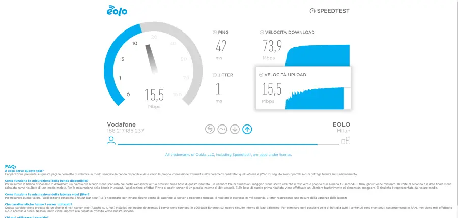 Come misurare velocità Fibra e ADSL