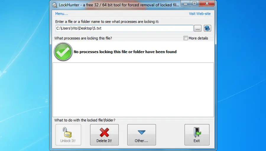 Come eliminare file e cartelle bloccate