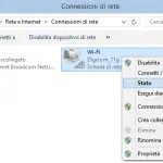 Come individuare la password wifi in Windows 8.1