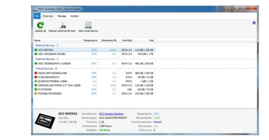 Controllare lo stato di salute dell'hard disk