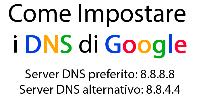 Come impostare Google DNS su Windows
