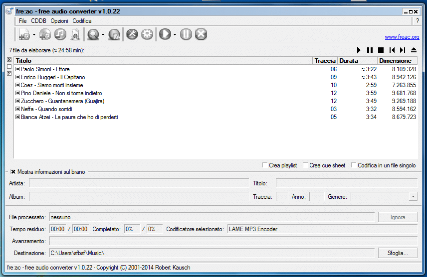 Come convertire un file audio AAC in MP3