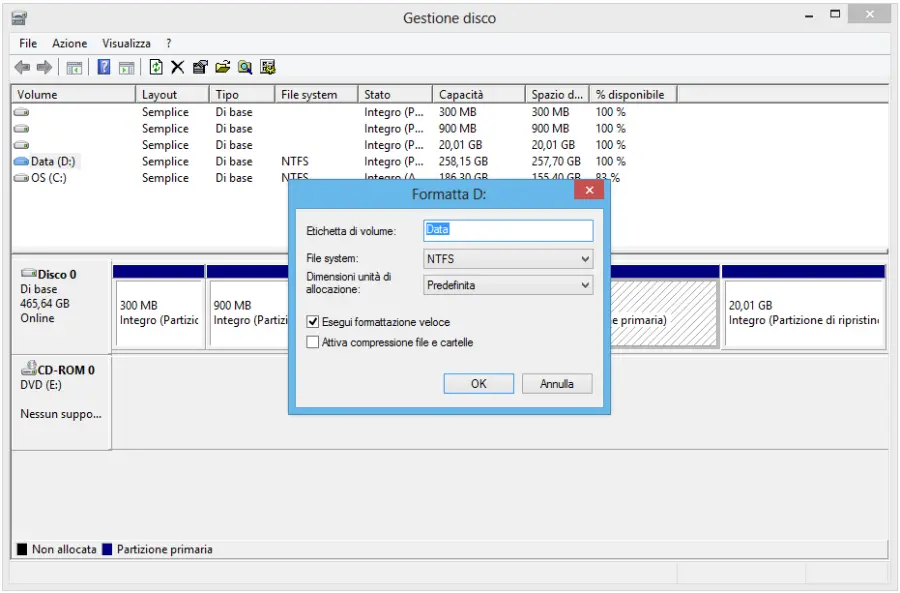 Come formattare exFAT su Windows 7