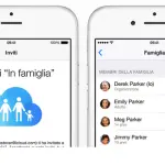 Come attivare la condivisione in famiglia su IOS 8