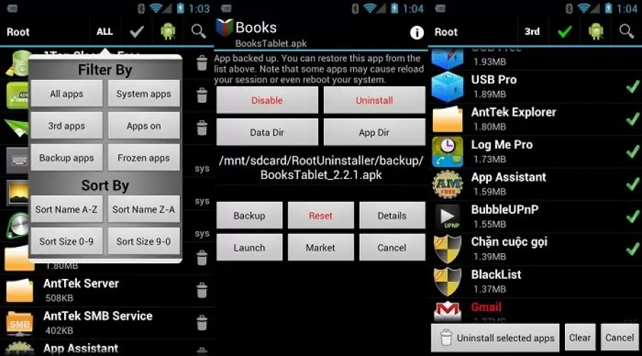 Come disinstallare le app predefinite su Android