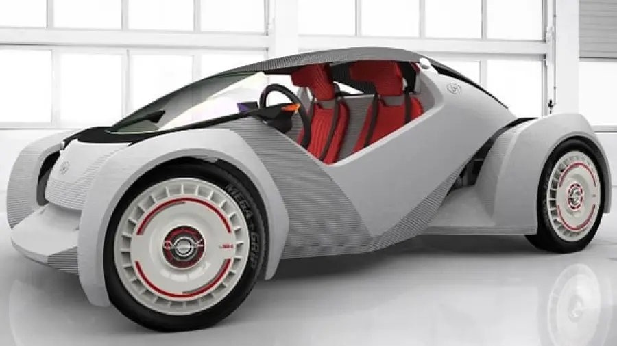 Strati, prima auto elettrica realizzata con hardware 3D printing