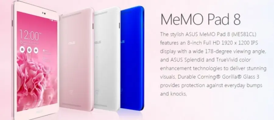 Asus Memopad 8: eccolo in un video promo
