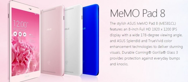 Asus Memopad 8: eccolo in un video promo