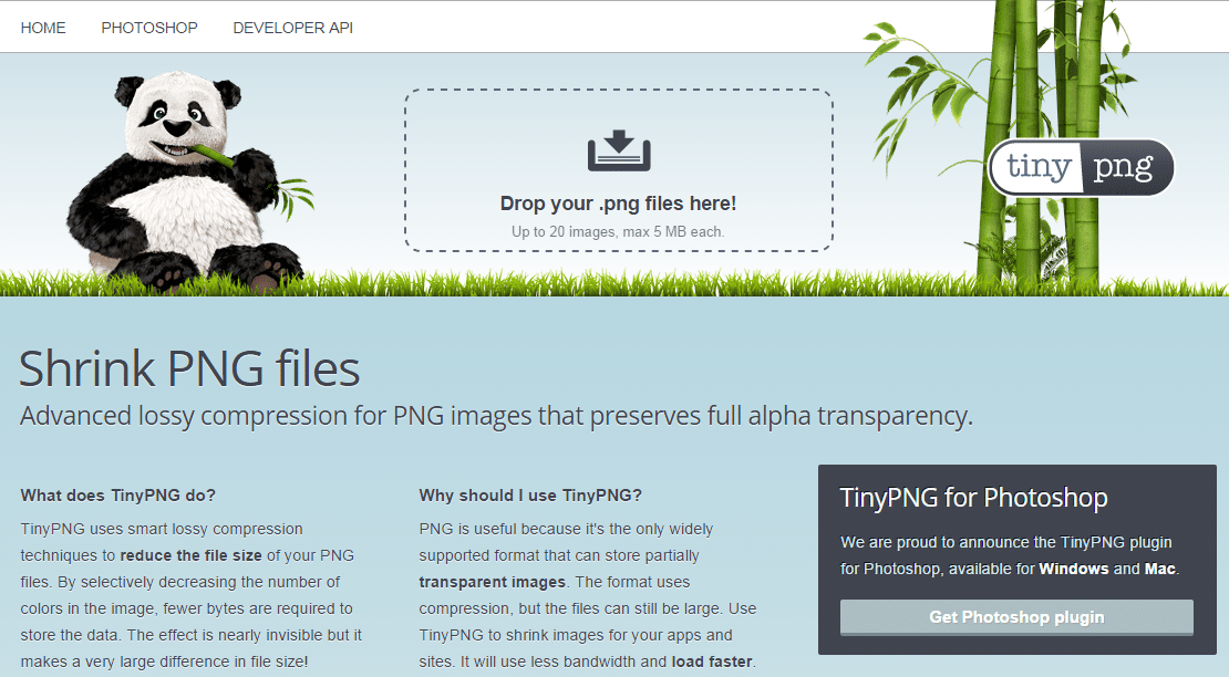 Rendere le immagini meno pesanti senza perdere qualità