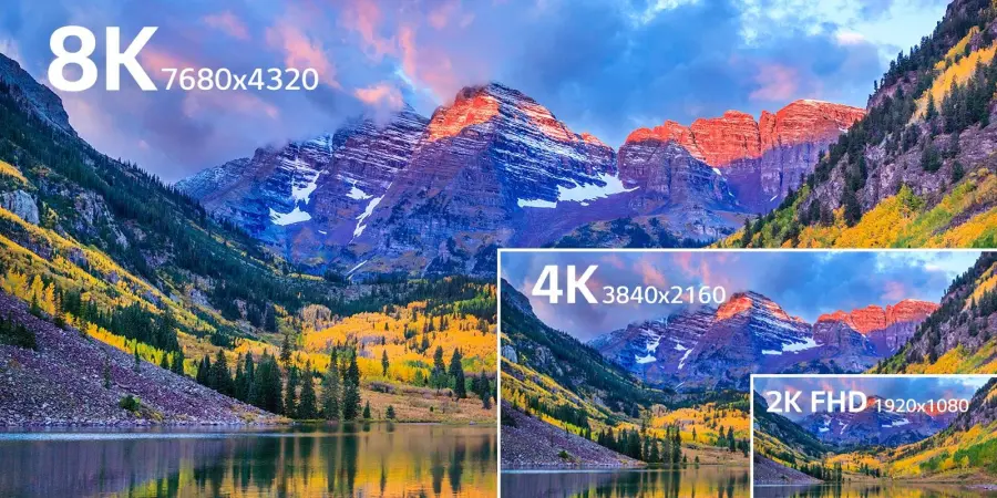 Risoluzione 8K: le novità del nuovo standard