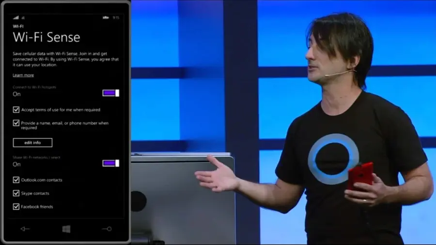 Windows Phone, credenziali Wi-Fi condivise con wi-fi sense