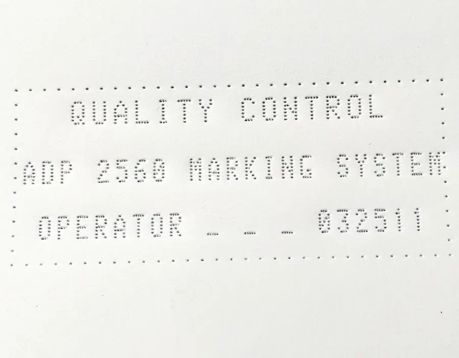 Tutti i segreti della marcatura a micropunti: cosa marcare con questa tecnica?