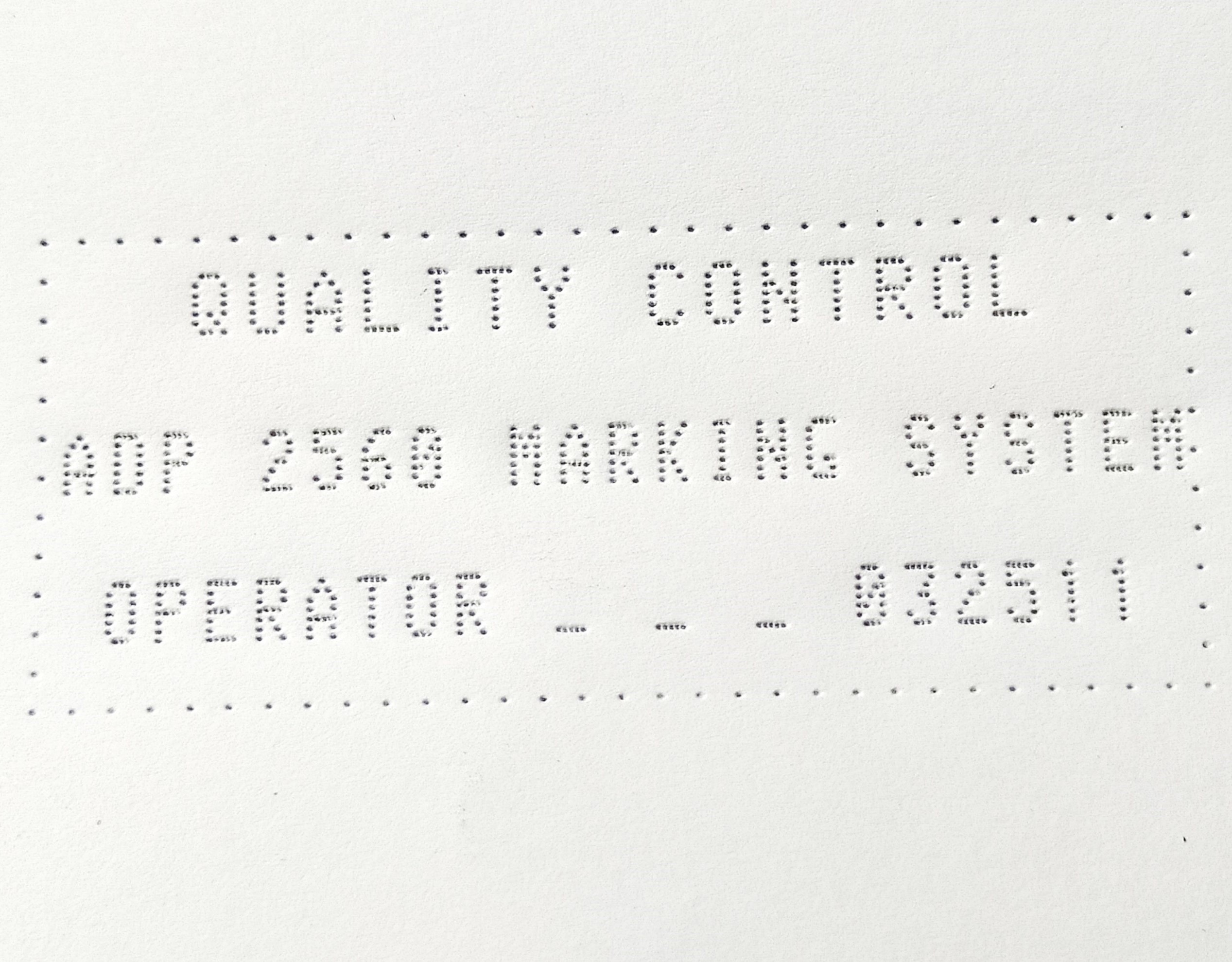 Tutti i segreti della marcatura a micropunti: cosa marcare con questa tecnica?