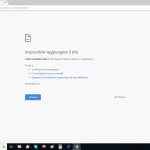 Impossibile stabilire una connessione protetta
